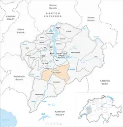 Kaart van de gemeente