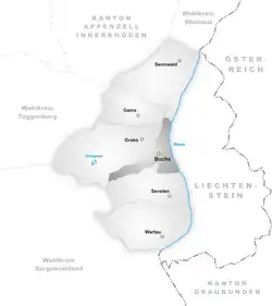 Kaart van de gemeente