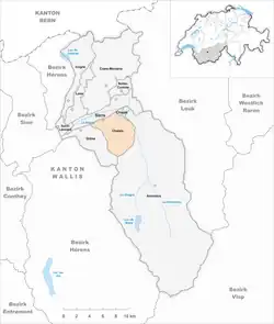 Kaart van de gemeente