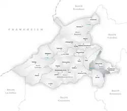 Kaart van de gemeente