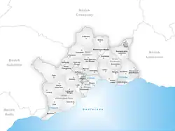 Kaart van de gemeente