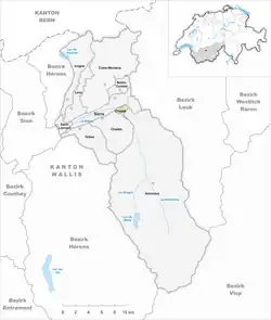 Kaart van de gemeente