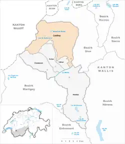 Kaart van de gemeente