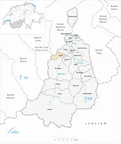 Kaart van de gemeente