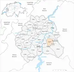 Kaart van de gemeente