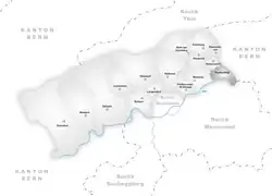 Kaart van de gemeente