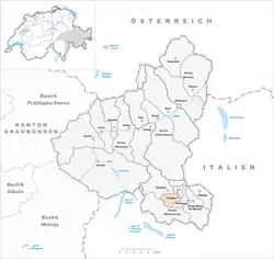 Kaart van de gemeente