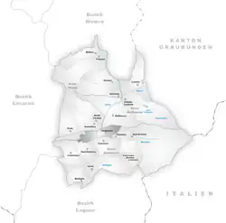 Kaart van de gemeente