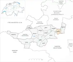 Kaart van de gemeente