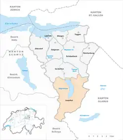 Kaart van de gemeente