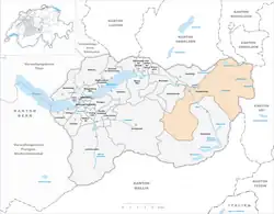 Kaart van de gemeente