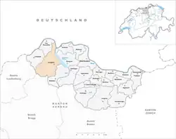 Kaart van de gemeente