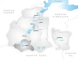 Kaart van de gemeente