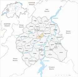 Kaart van de gemeente