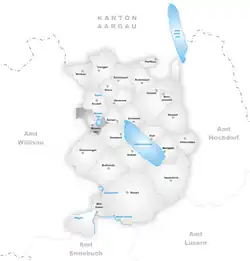 Kaart van de gemeente