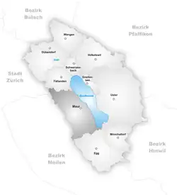 Kaart van de gemeente