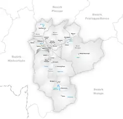 Kaart van de gemeente