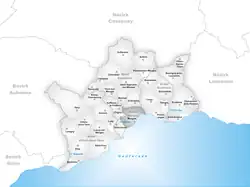 Kaart van de gemeente