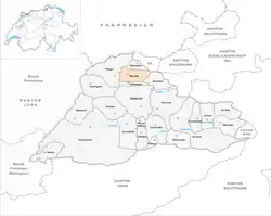 Kaart van de gemeente