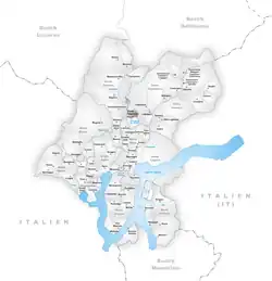 Kaart van de gemeente