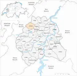 Kaart van de gemeente