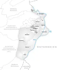 Kaart van de gemeente