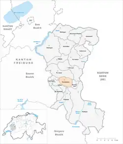 Kaart van de gemeente