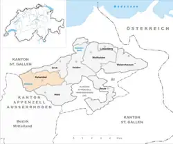 Kaart van de gemeente