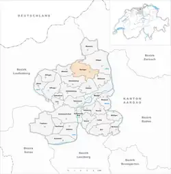 Kaart van de gemeente