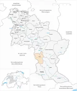 Kaart van de gemeente