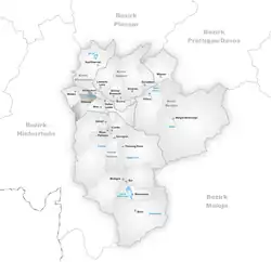 Kaart van de gemeente