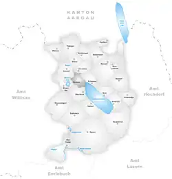 Kaart van de gemeente