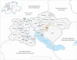 Kaart van de gemeente