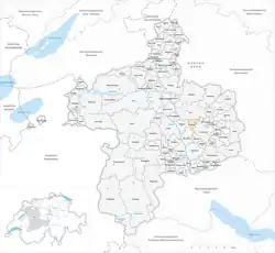 Kaart van de gemeente