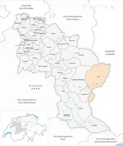 Kaart van de gemeente