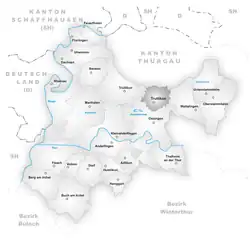 Kaart van de gemeente