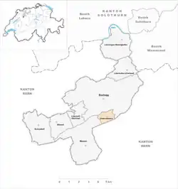 Kaart van de gemeente