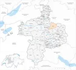 Kaart van de gemeente