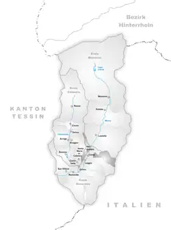 Kaart van de gemeente