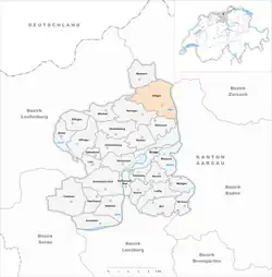 Kaart van de gemeente