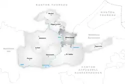 Kaart van de gemeente