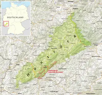 ligging nationaal park