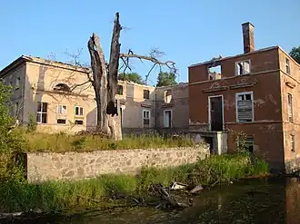 Ruins of palace in Karżniczka