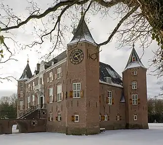 Kasteel in de winter