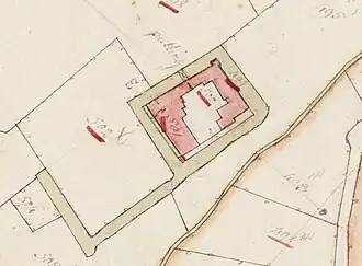 De Putting op de kadastrale kaart van 1820