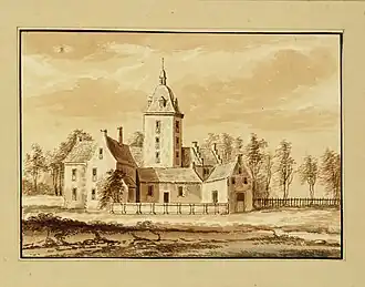 Rosenburgh, situatie 17e eeuw