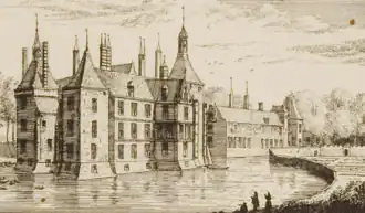 Huis Buren door Abraham Rademaker.