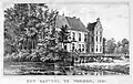 Prent uit 1892 van het Kasteel te vorden