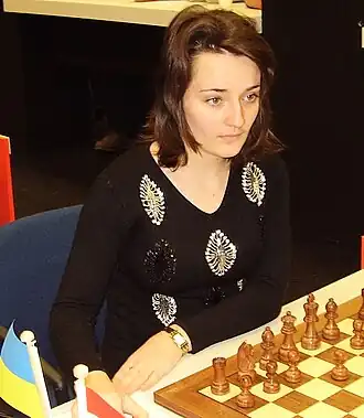 Kateryna Lahno, Corus toernooi, januari 2006