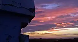 Berkheide. Relict van de Atlantikwall, waarnemingspost, hoogste normaal bereikbare punt van Katwijk